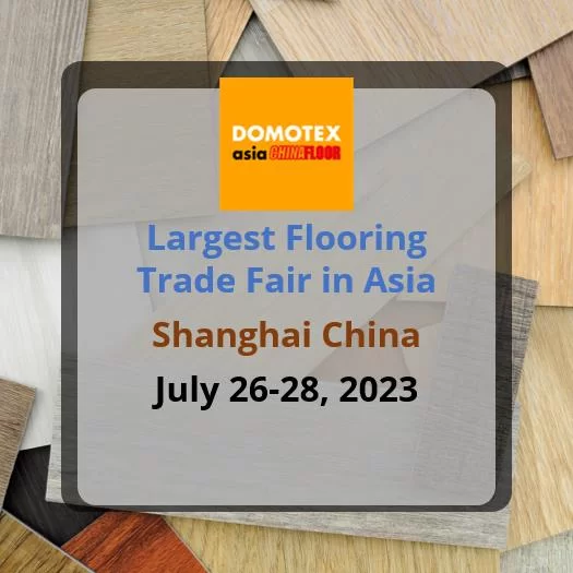 Domotex Asia Chinafloor Expo 2023 has displayed many resilient vinyl flooring innovations